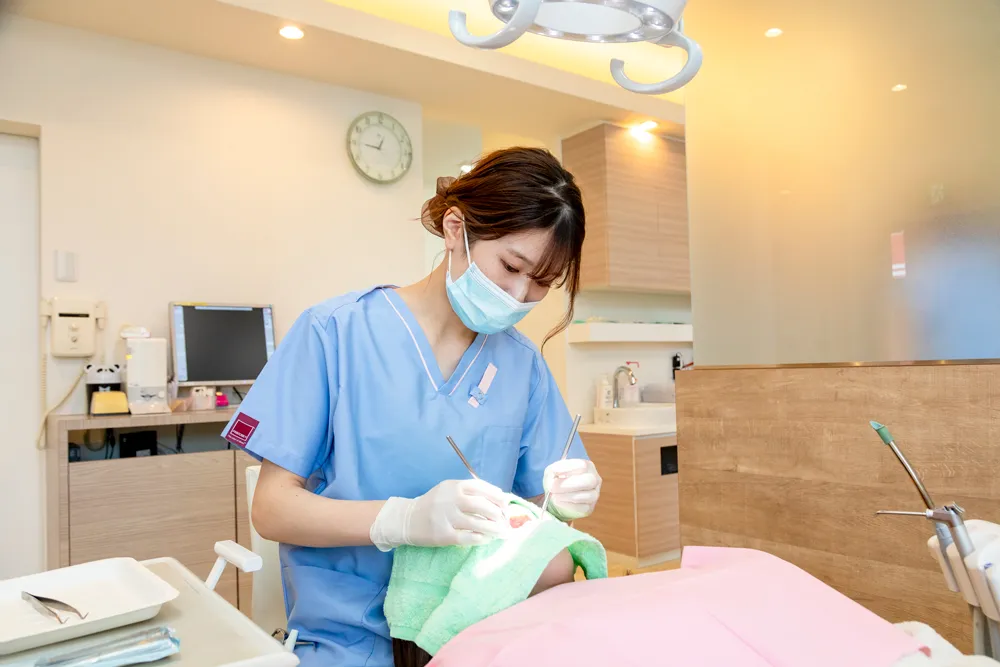 歯科衛生士による口腔内のケア